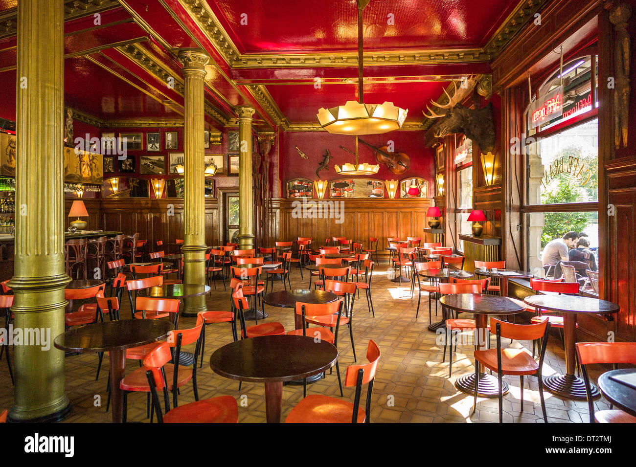 Interior of Cafe Brant Strasbourg Alsace France Stock Photo - Alamy