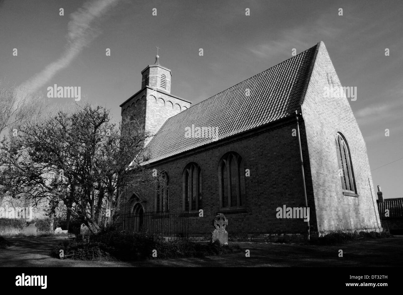 St Margaret's Church, Hilston, East Yorkshire, England Stock Photo