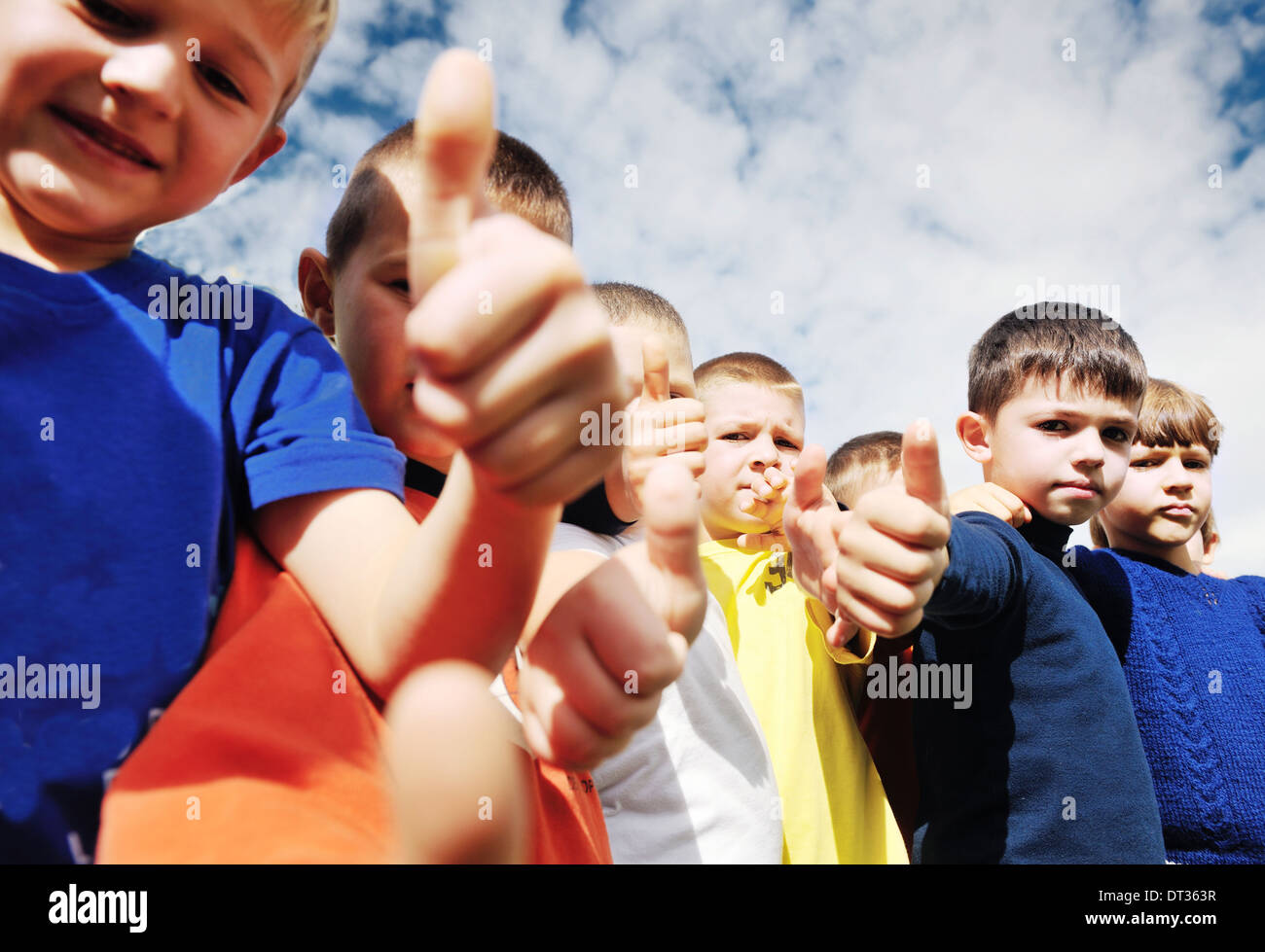 preschool kids outdoor have fun Stock Photo - Alamy