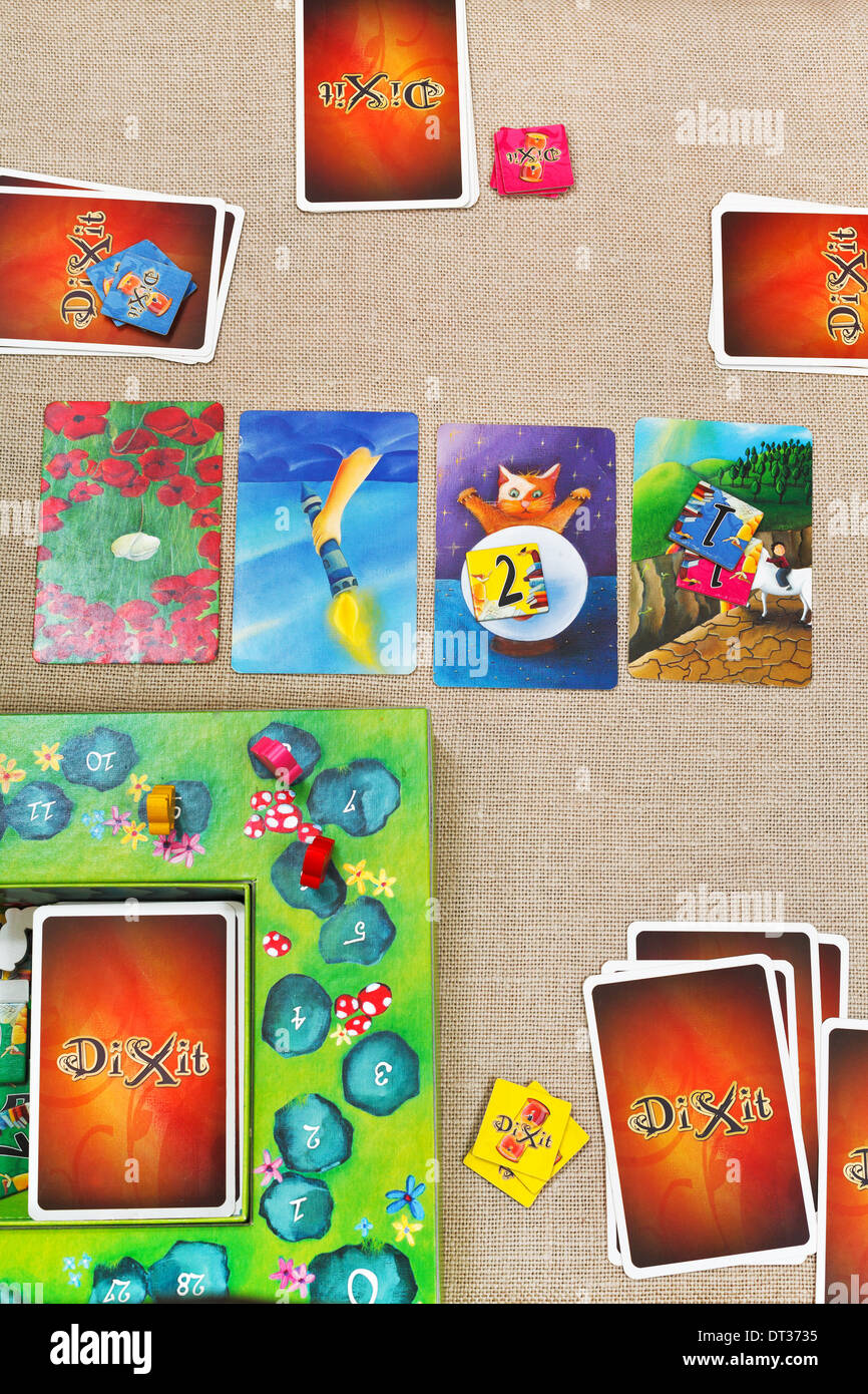 Dixit game cards Stock Photo - Alamy