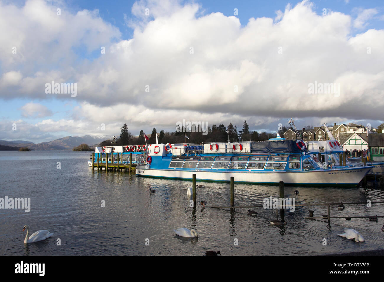 Lake Windermere, Cumbria, UK. 7th February 2013 UK Weather Lake
