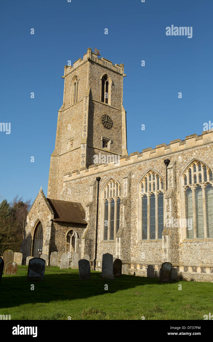 Exterior of Ranworth Church, Norfolk Broads, UK Stock Photo - Alamy