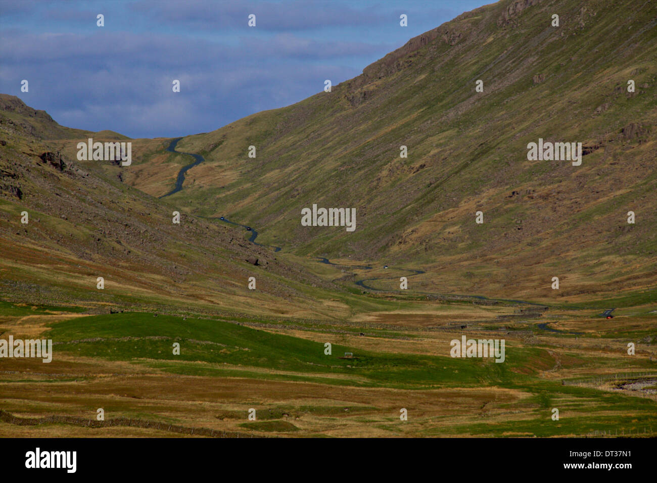 Highest road pass in the lake district hires stock photography and