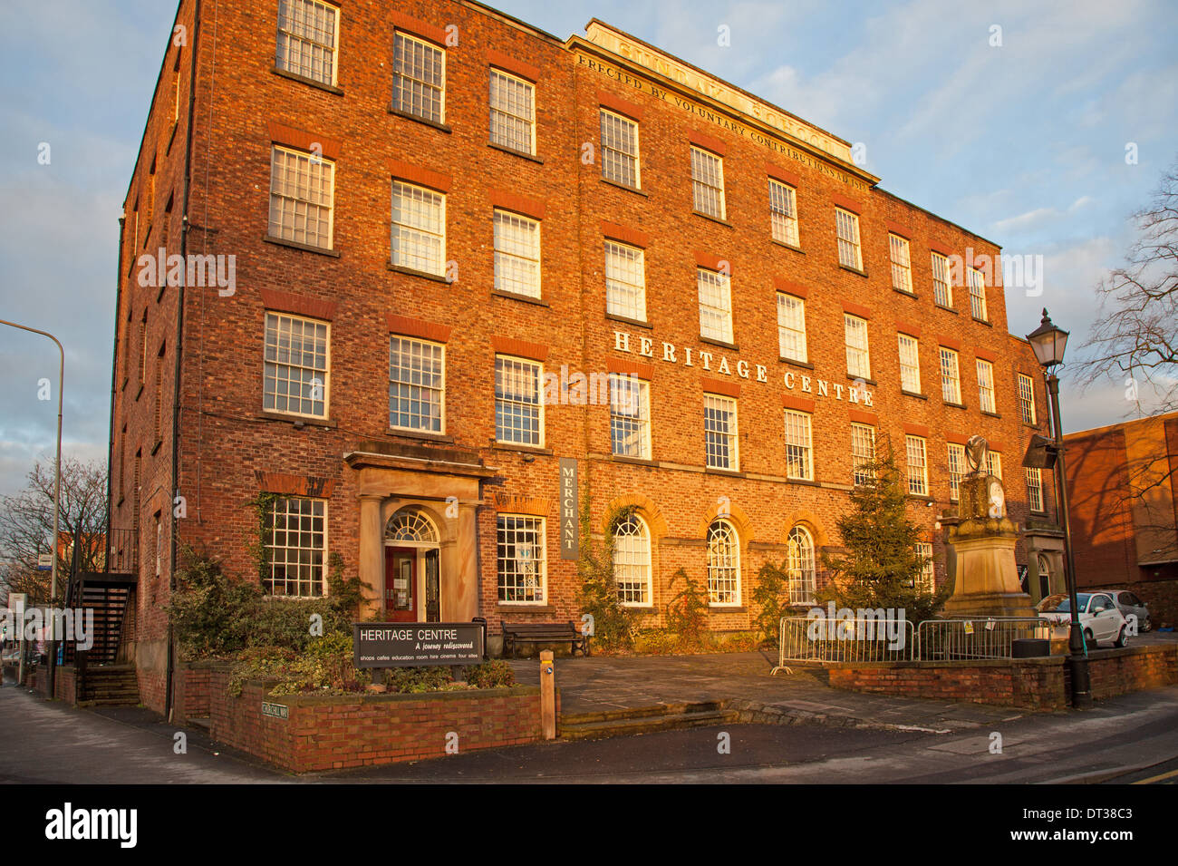 The Heritage Centre, home of the Silk Museum, Macclesfield Cheshire England UK Stock Photo