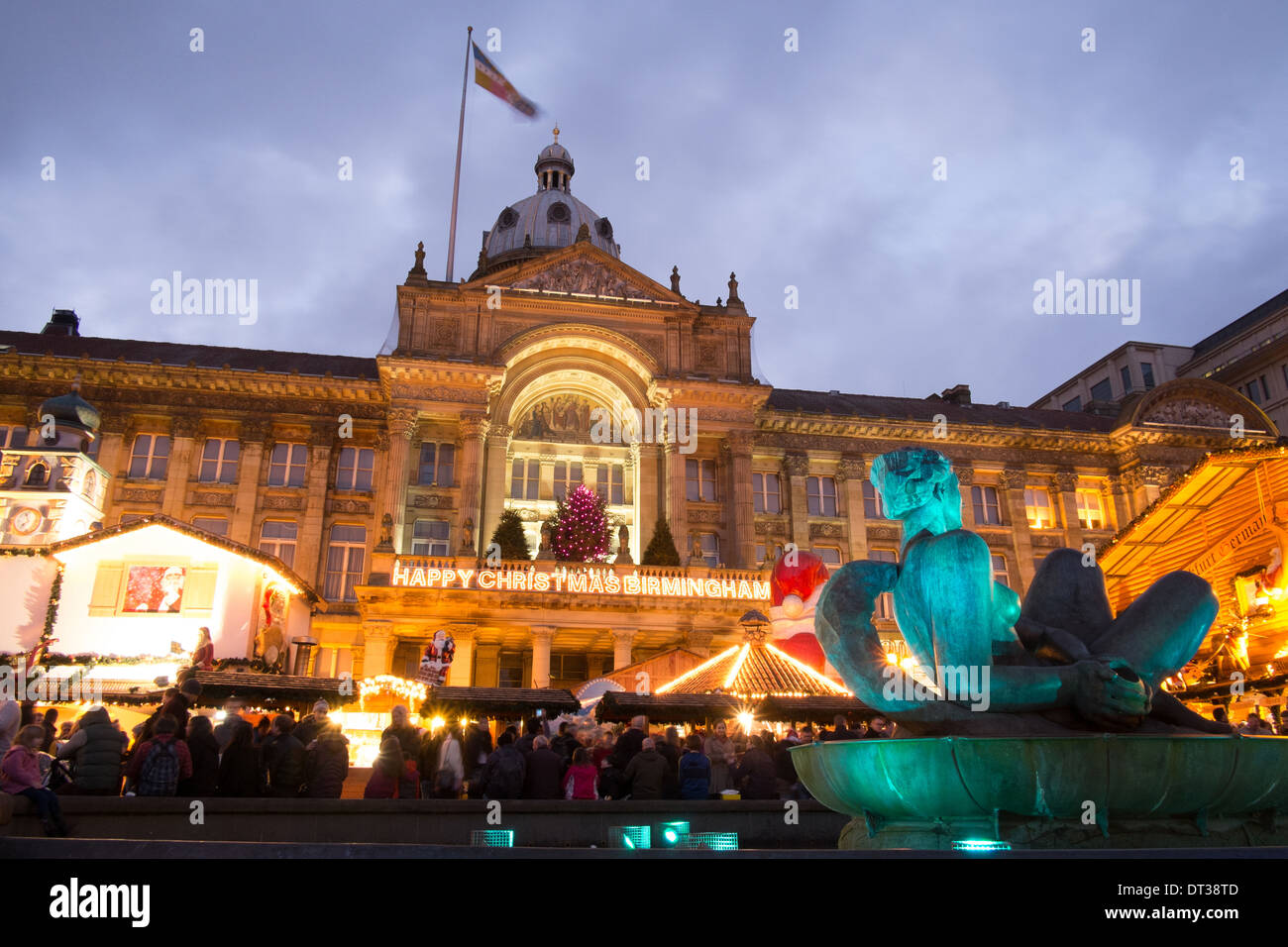 German Market Birmingham England United KIngdom Stock Photo Alamy