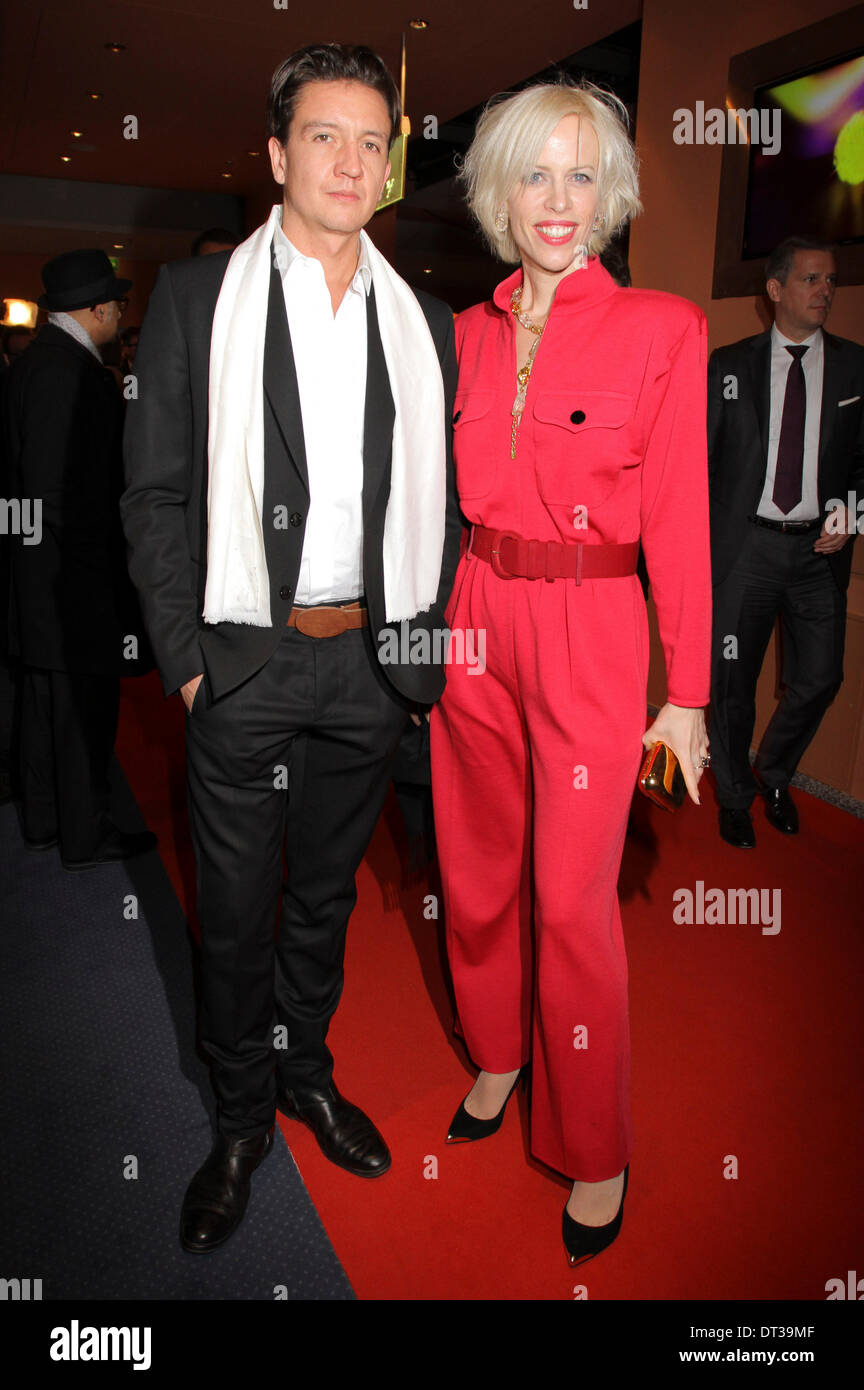 Anthony James and Katja Eichinger during the opening party at the 64th