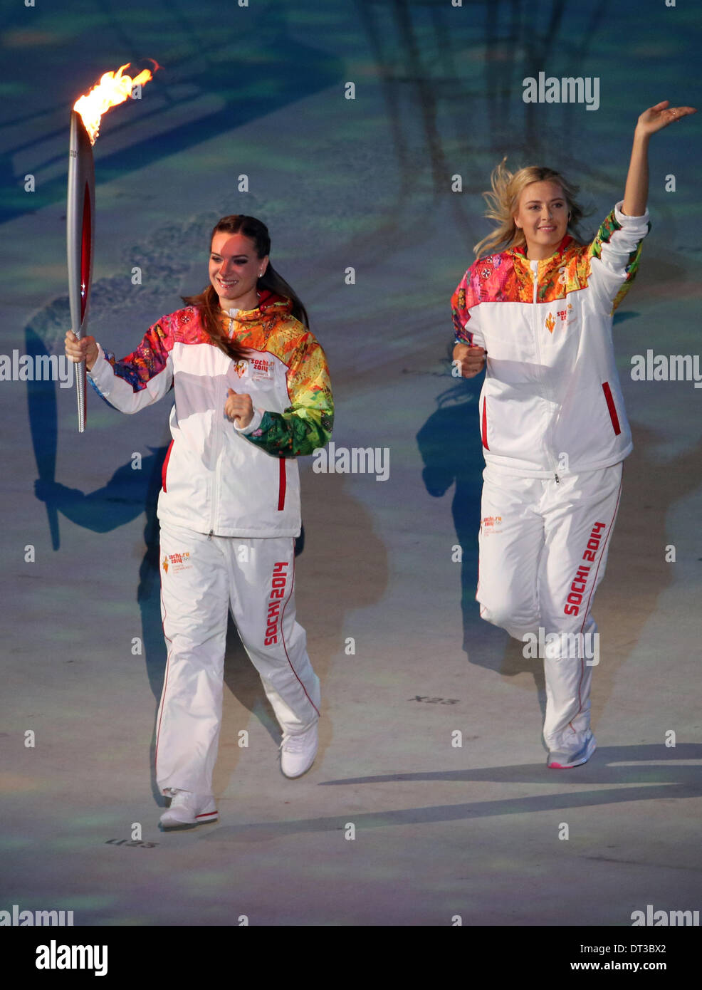 Russian pole vaulter yelena isinbayeva hi-res stock photography and