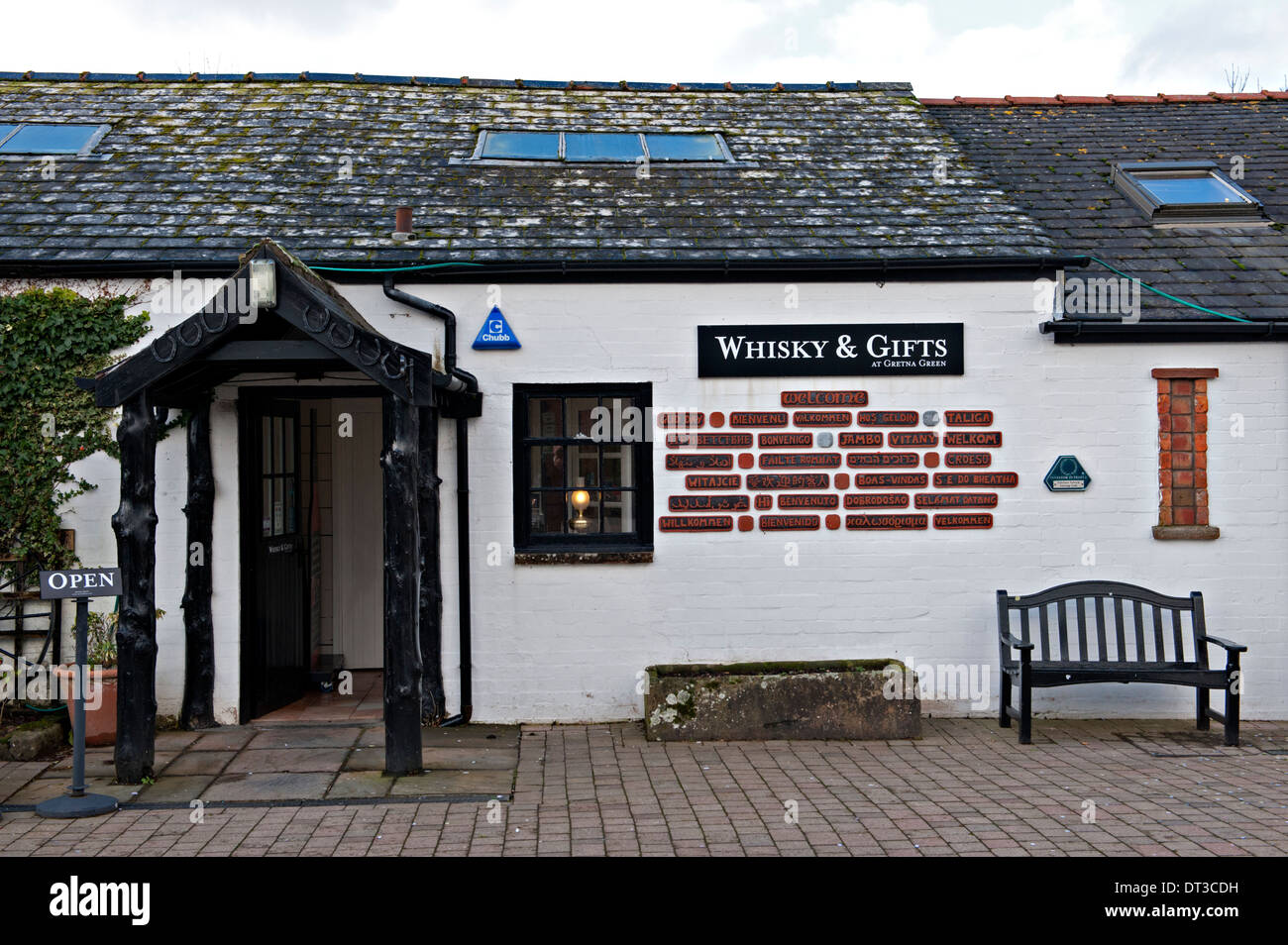 The old Blacksmith's Shop in Gretna Green, Scotland Stock Photo