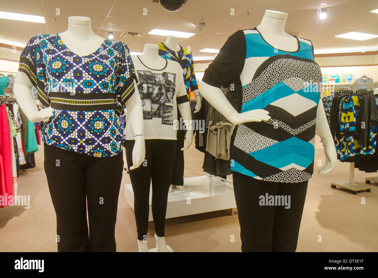 Plus Size Womens Clothing Fashion High Resolution Stock Photography and