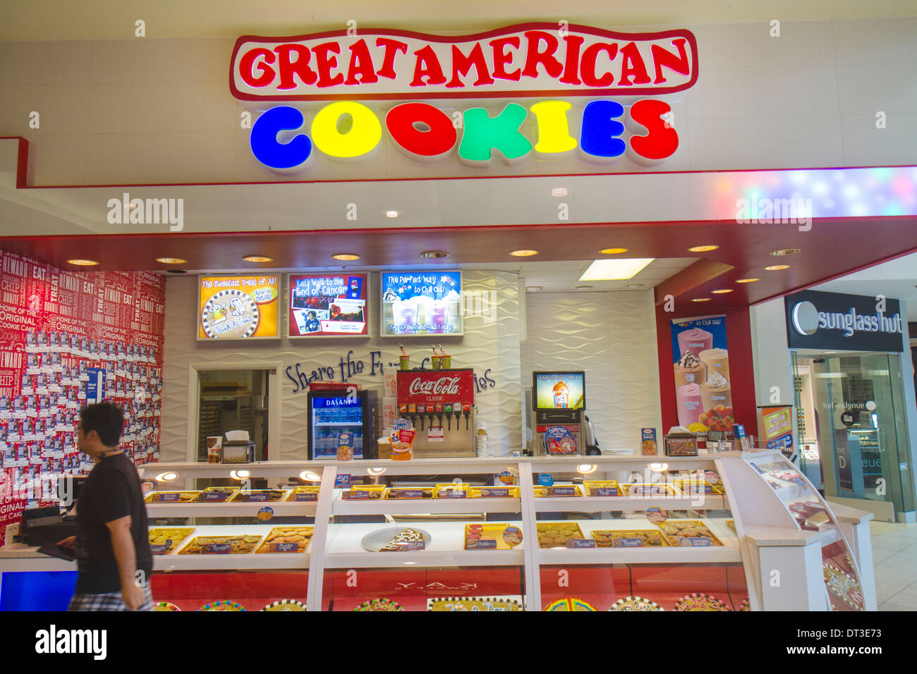 Florida, FL, South, Fort Ft. Myers, Edison mall, Great American Cookies
