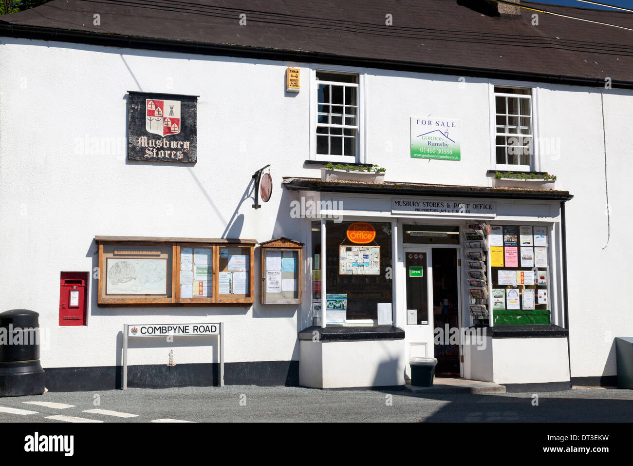 Musbury Stores village shop and Post Office, Devon Stock Photo Alamy
