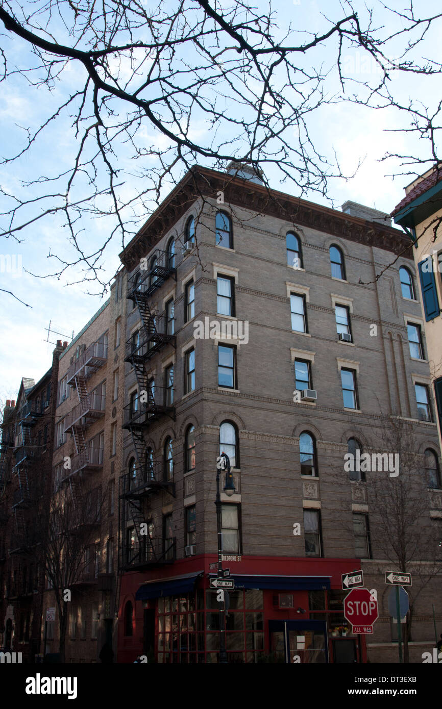 Friends Apartment Building Facade Exterior Greenwich Stock Photo 2019628235