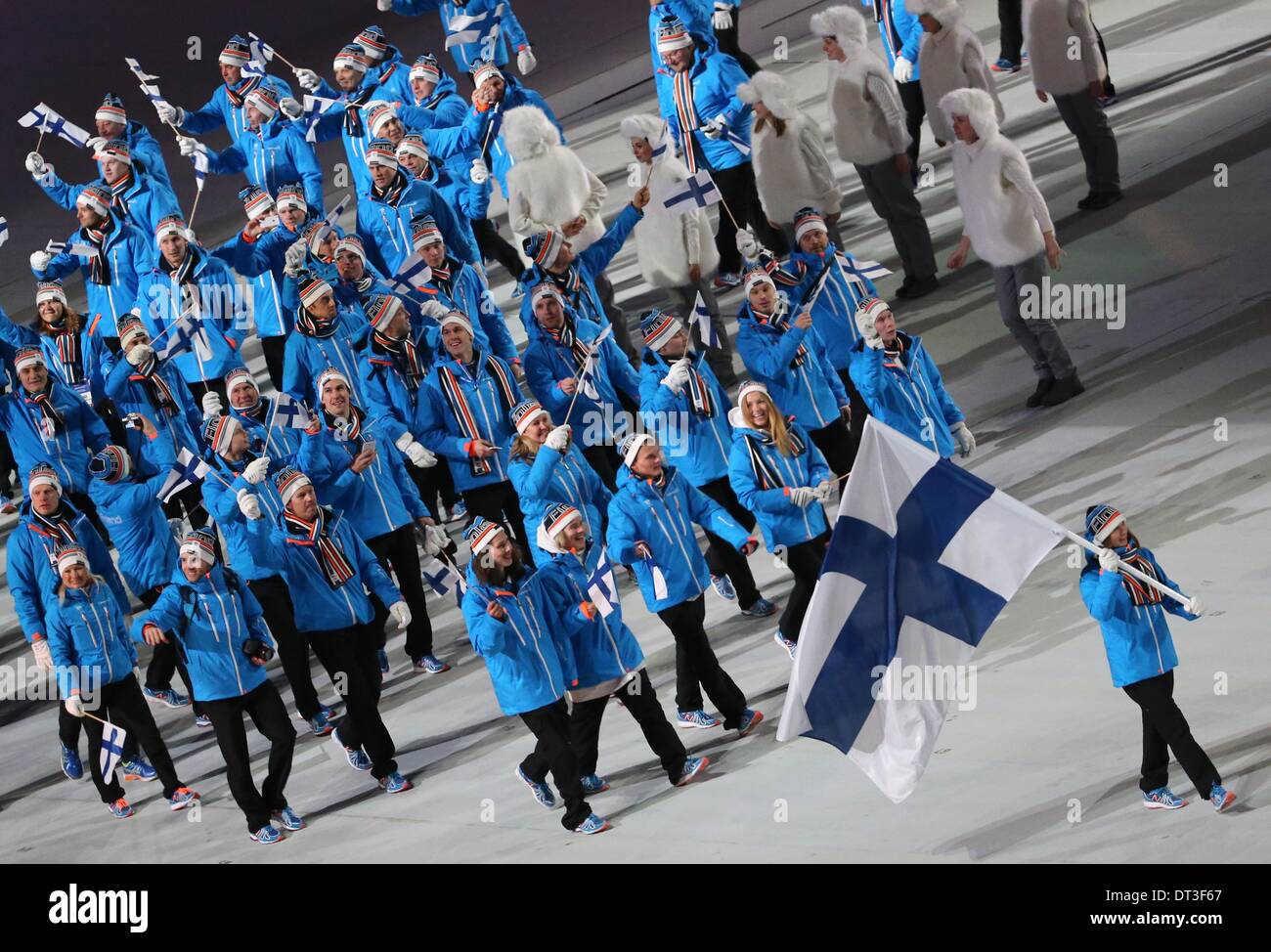 Olympic team finland flag bearer hi-res stock photography and images - Alamy