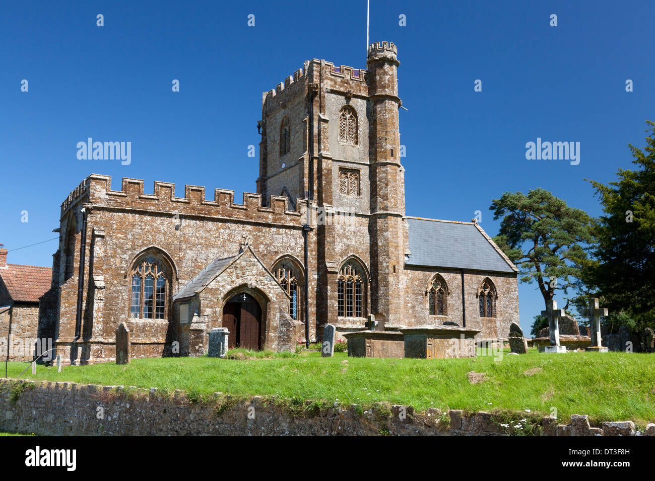 Church of St John and All Saints, Kingstone, Somerset Stock Photo