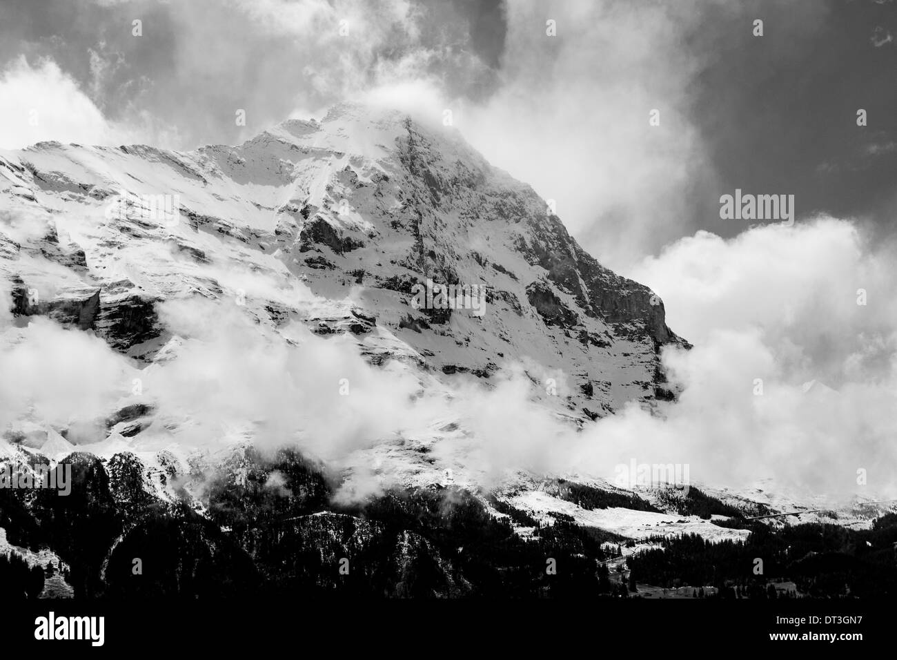 Eiger Black and White Stock Photos & Images - Alamy