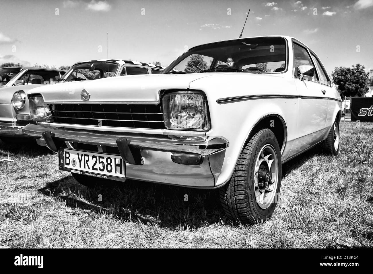 Small family car Opel Kadett C Coupe Stock Photo