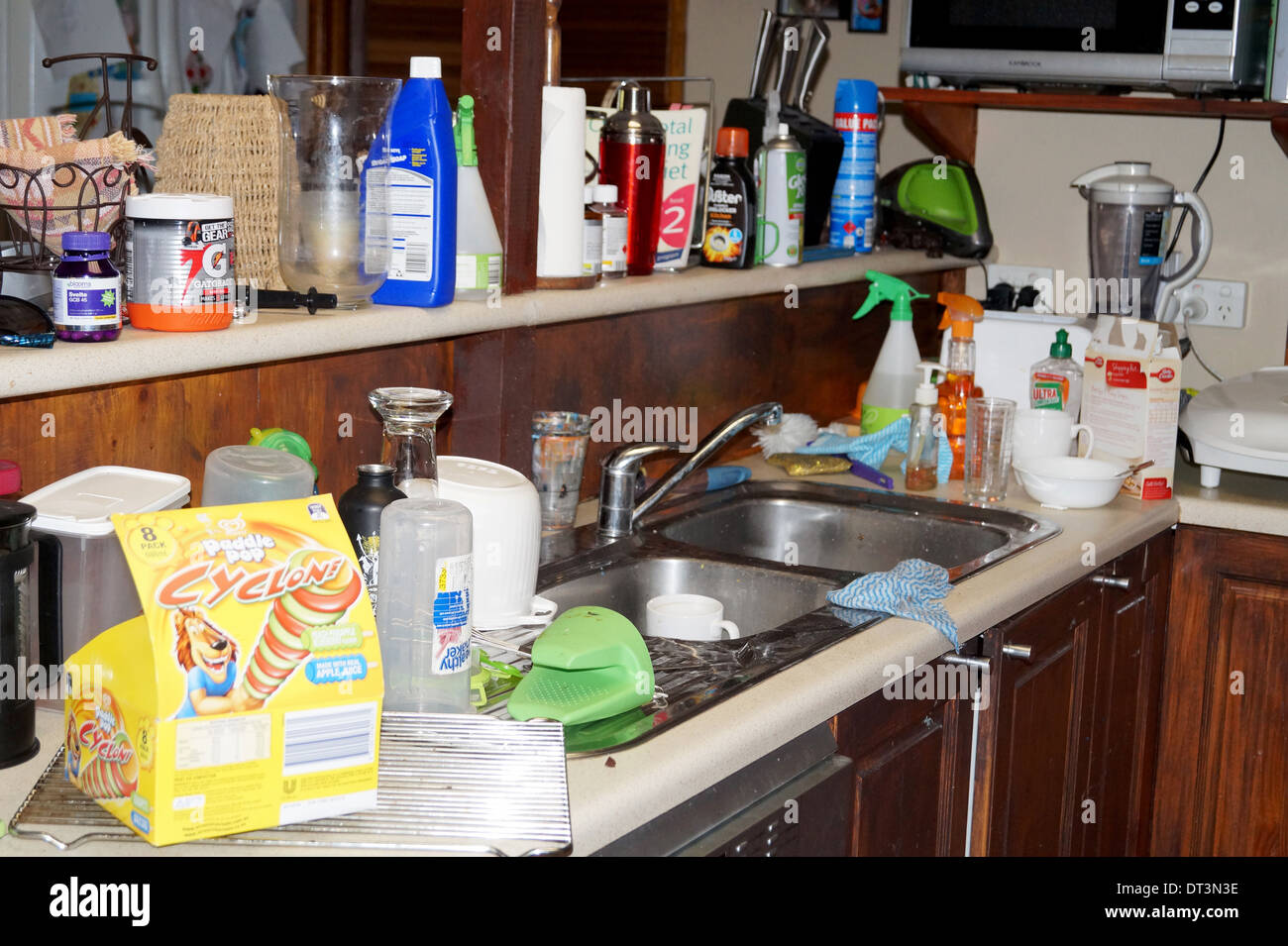 Kitchen Mess High Resolution Stock Photography And Images Alamy