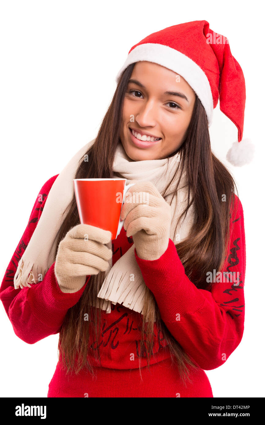 Beautiful asian woman santa claus hi-res stock photography and images ...