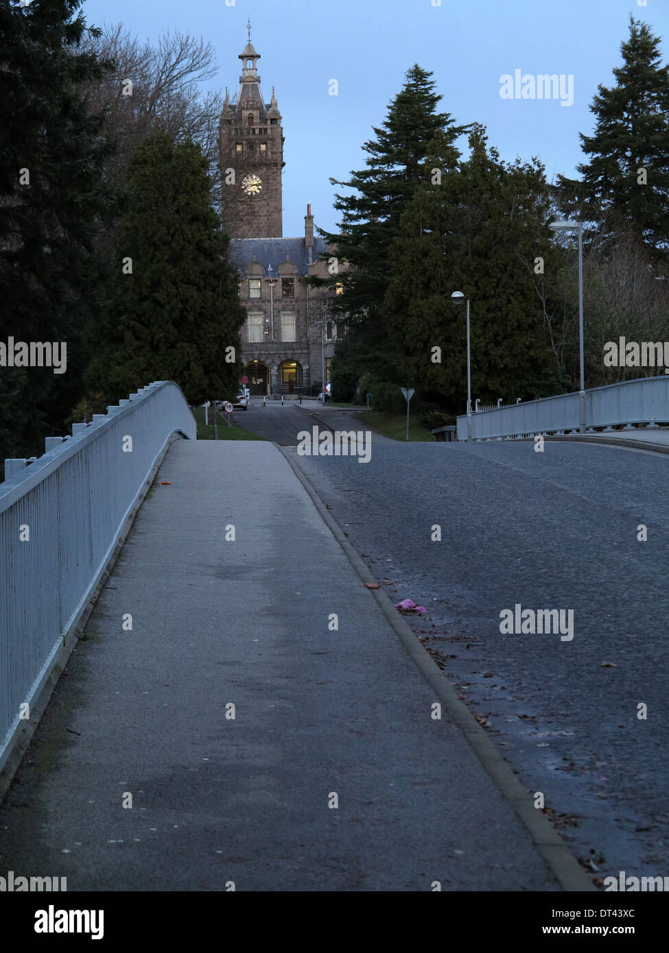 Woodend hospital from Craigden Aberdeen city Scotland UK Stock