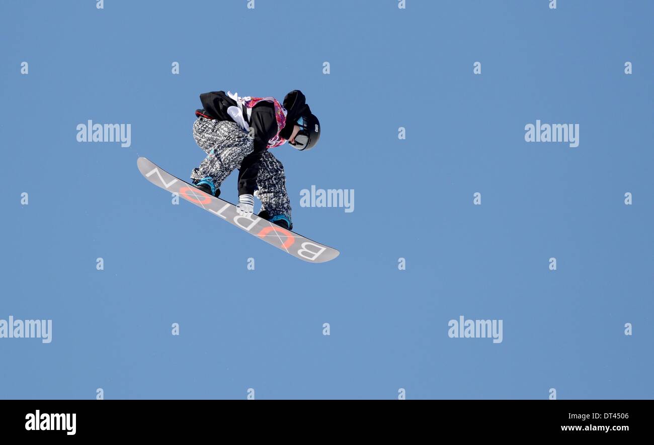 Sochi, Russia. 8th February 2014. Peetu Piiroinen (FIN). Mens Slopestyle. Rosa Khutor Extreme Park. Sochi 2014 Winter Olympic games. Russia. Credit:  Sport In Pictures/Alamy Live News Stock Photo