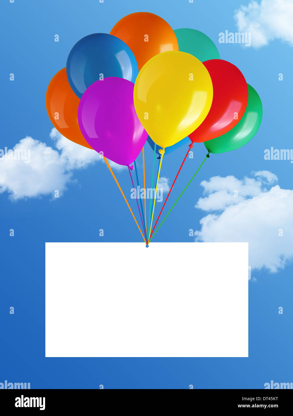 party colorful balloons Stock Photo