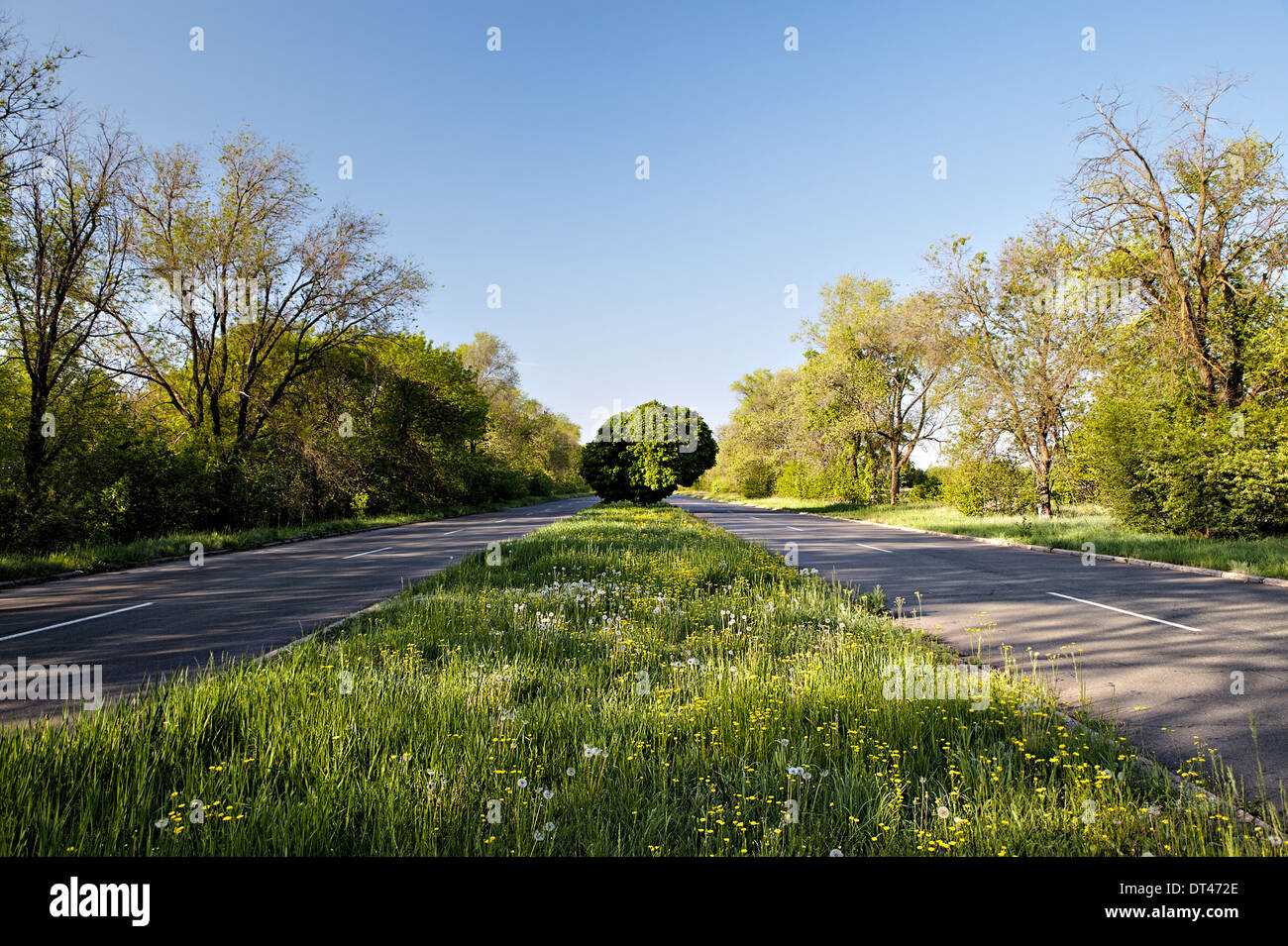 Rural country road landscape hi-res stock photography and images - Alamy