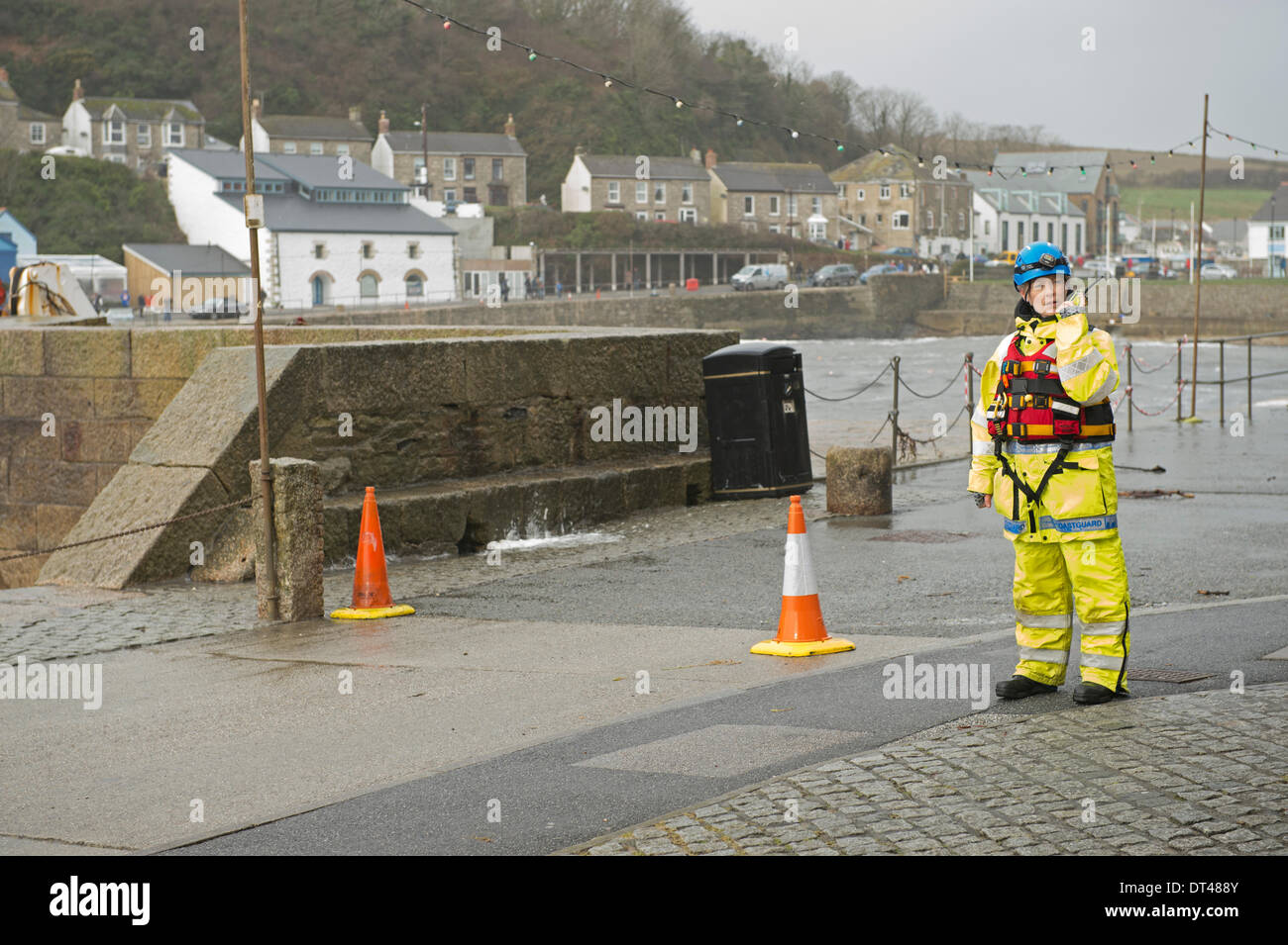 Porthleven storm 2014 hires stock photography and images Alamy