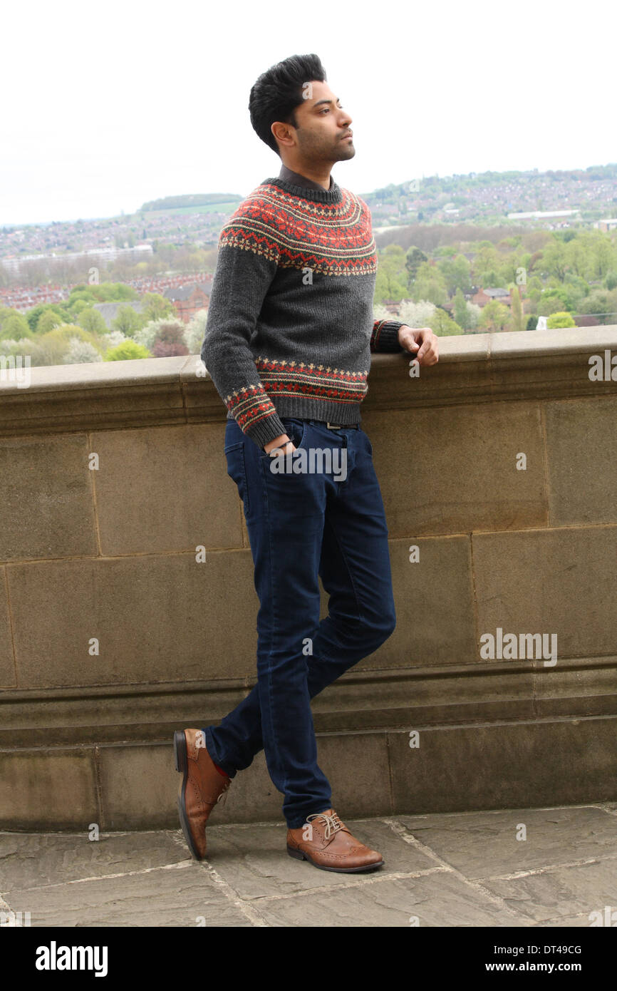 Portrait of a male model. Stock Photo