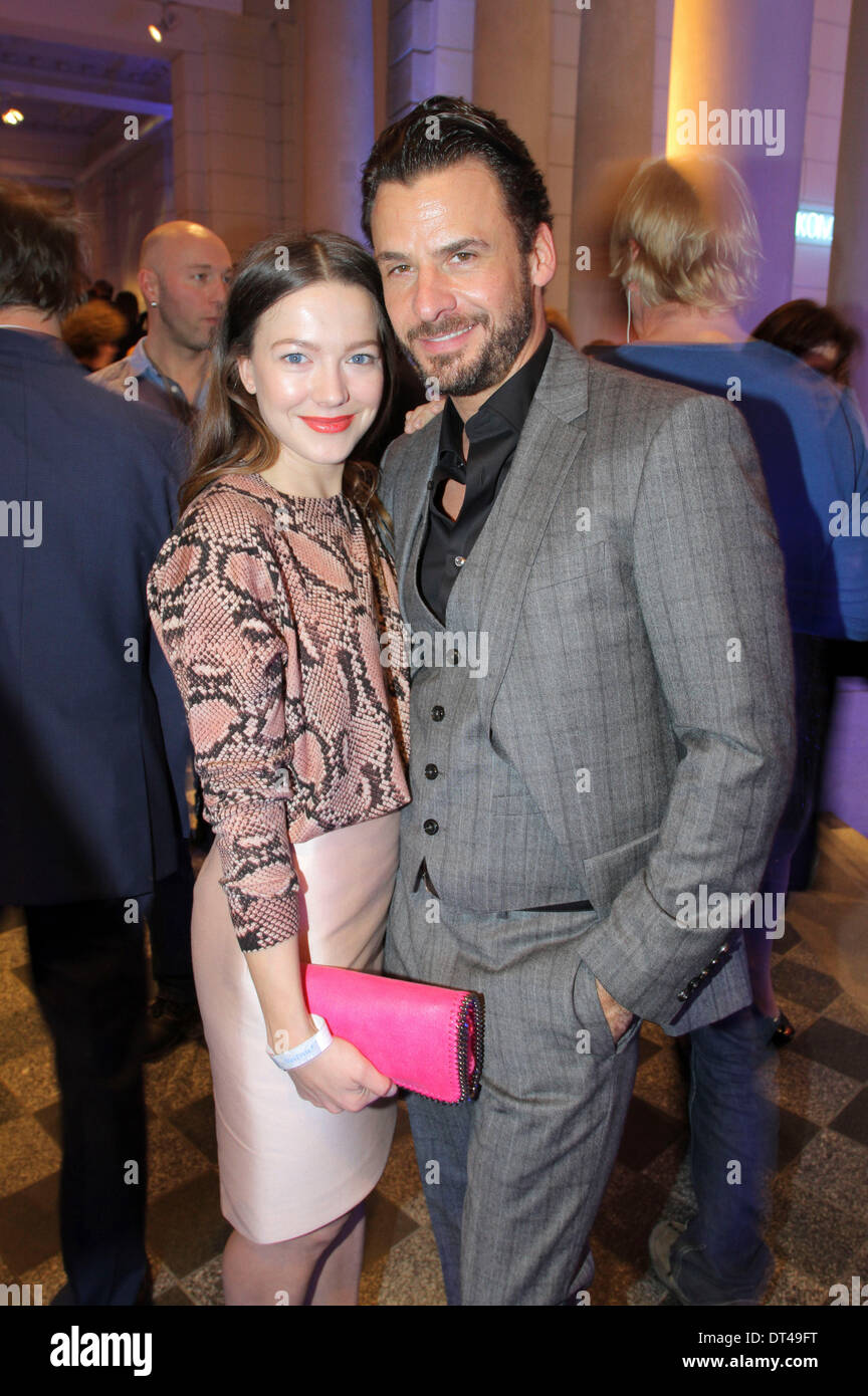 Stephan Luca and Hannah Herzsprung attending the Blue Hour Party at the 64th Berlin International Film Festival / Berlinale 2014 on February 7, 2014 in Berlin, Germany. Stock Photo