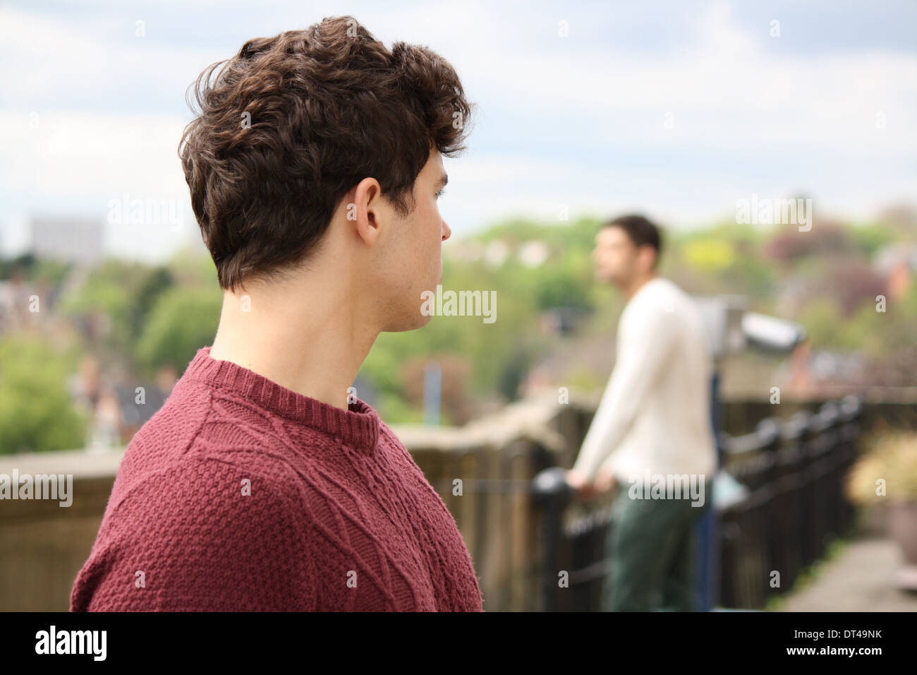 Curly brown hair man hi-res stock photography and images - Alamy