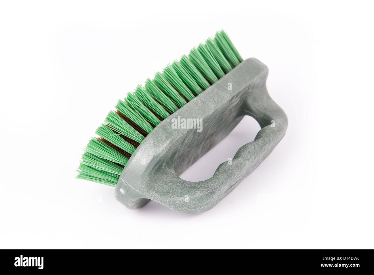 Cleaning brush isolated on white background Stock Photo - Alamy