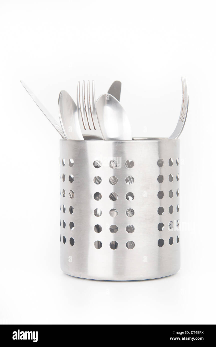 Cutlery golden spoon Cut Out Stock Images & Pictures Alamy