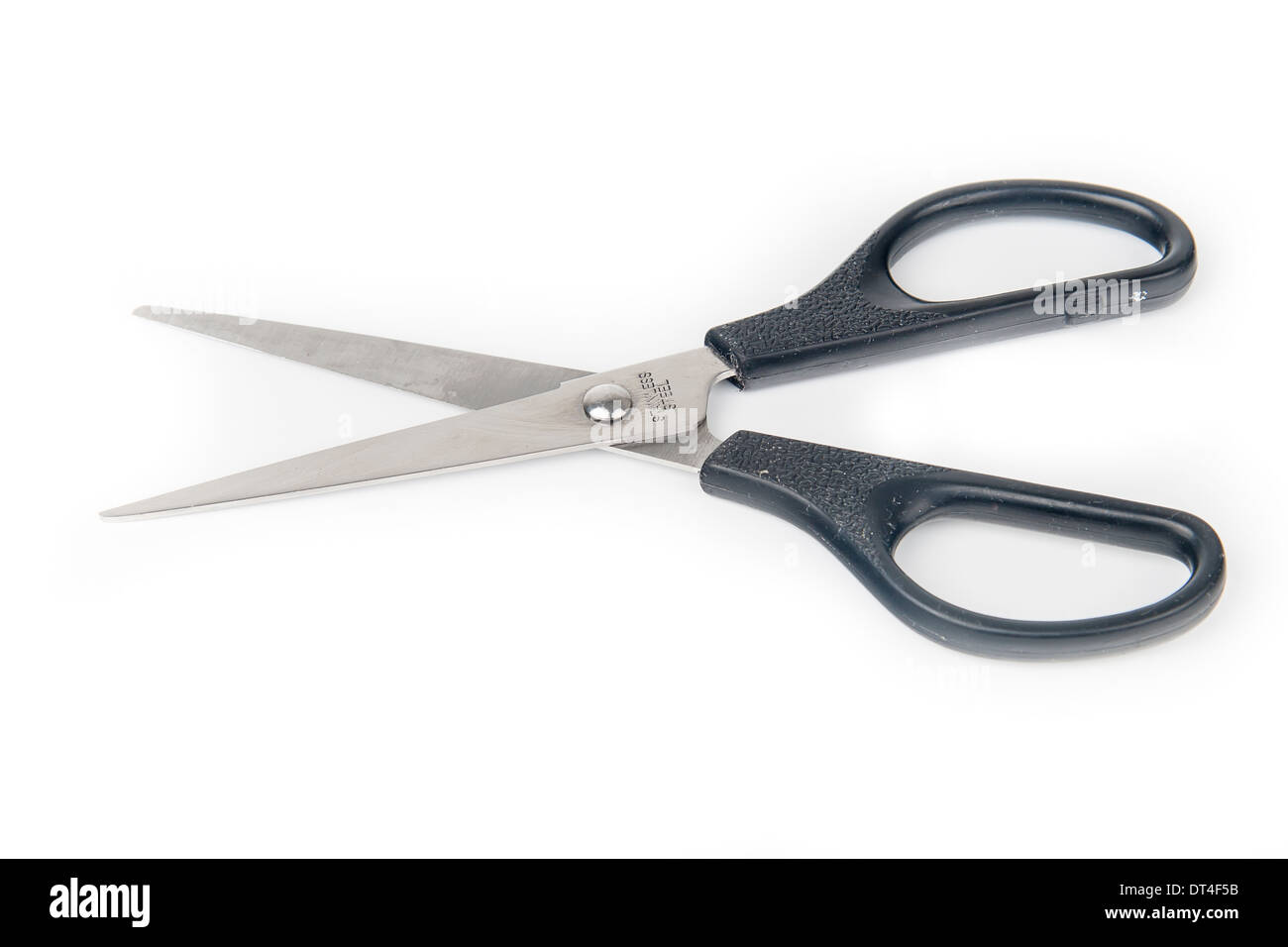 Metal scissors isolated on white background Stock Photo - Alamy