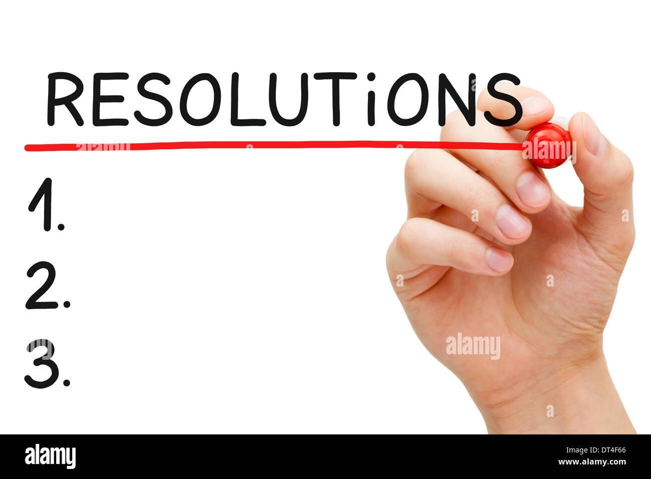 Handwriting text writing resolutions hi-res stock photography and ...