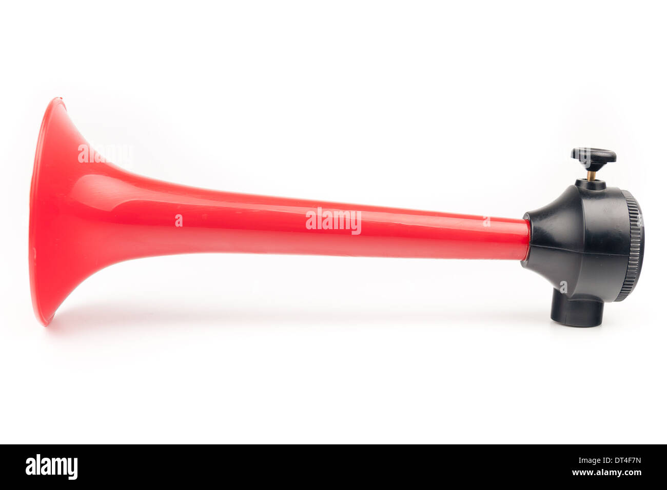 Vehicle horn isolated on white background Stock Photo Alamy