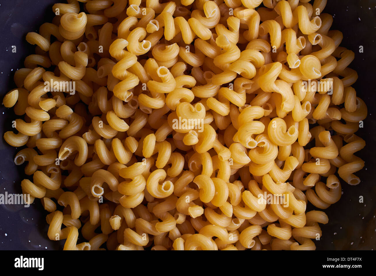dry cavatappi pasta Stock Photo Alamy