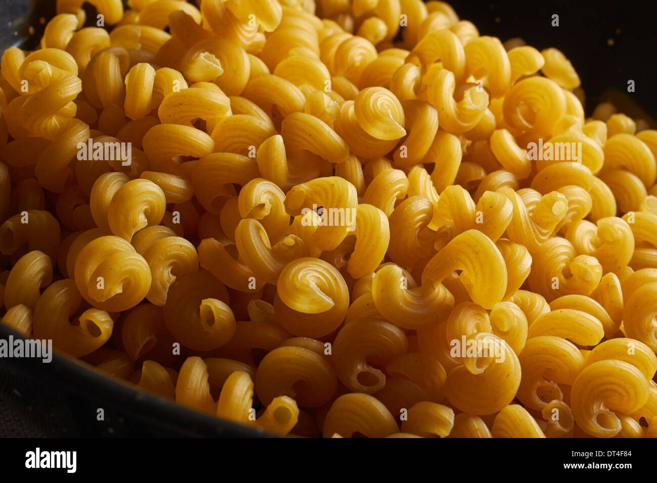 dry cavatappi pasta Stock Photo Alamy