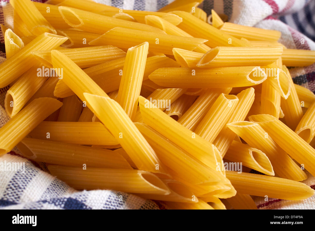 Penne Rigate pasta Stock Photo Alamy