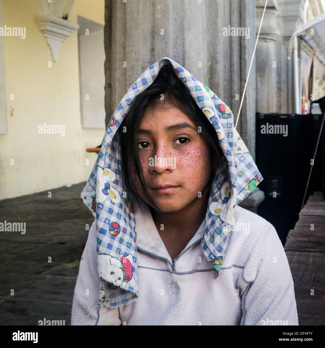 Street life in Antigua, Guatemala Stock Photo Alamy