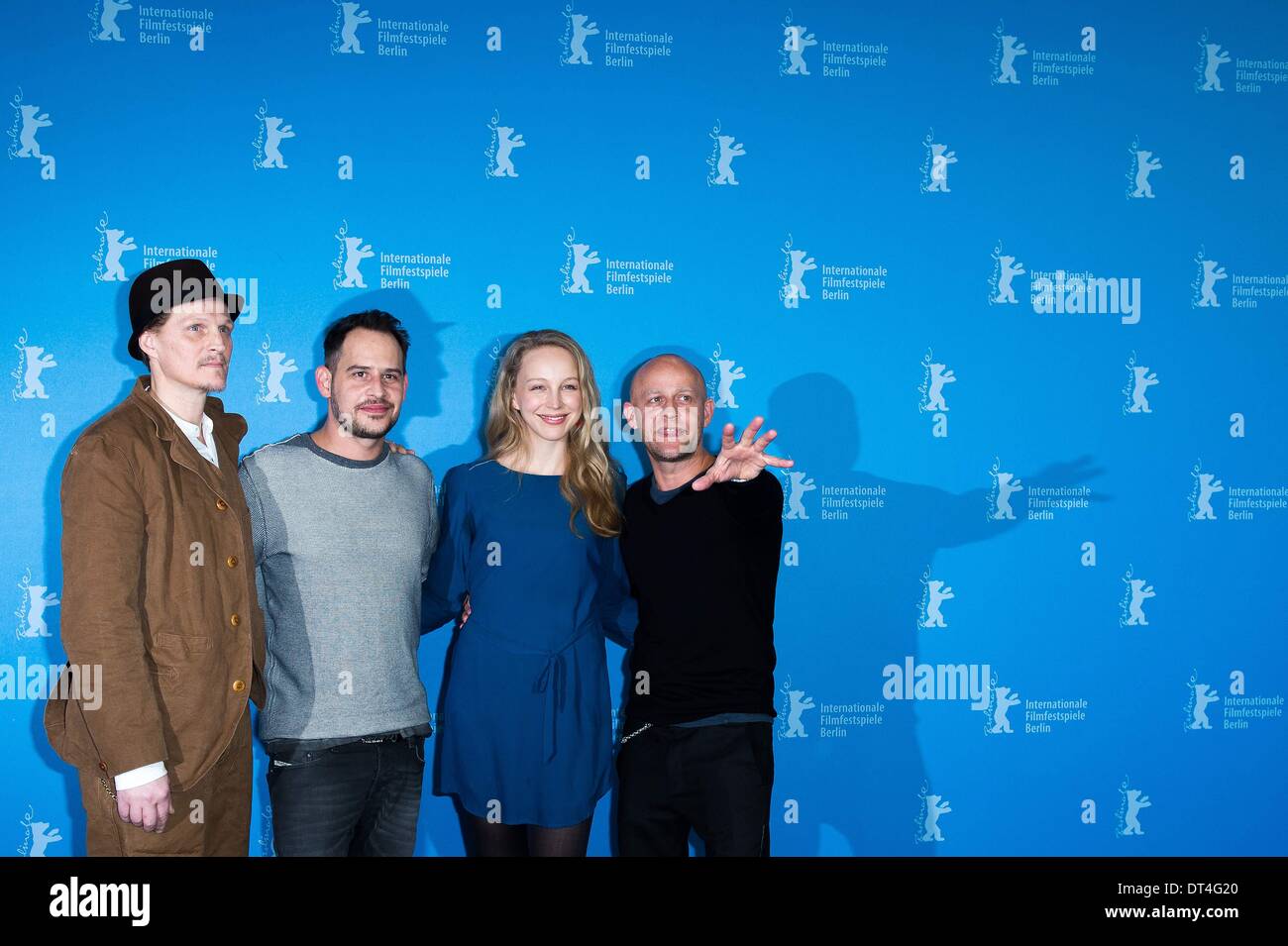 Berlin, Germany. 8th Feb, 2014. Maximilian Erlenwein presents in 64th Berlinale Film Festival the Film 'Stereo' Credit:  Goncalo Silva/NurPhoto/ZUMAPRESS.com/Alamy Live News Stock Photo