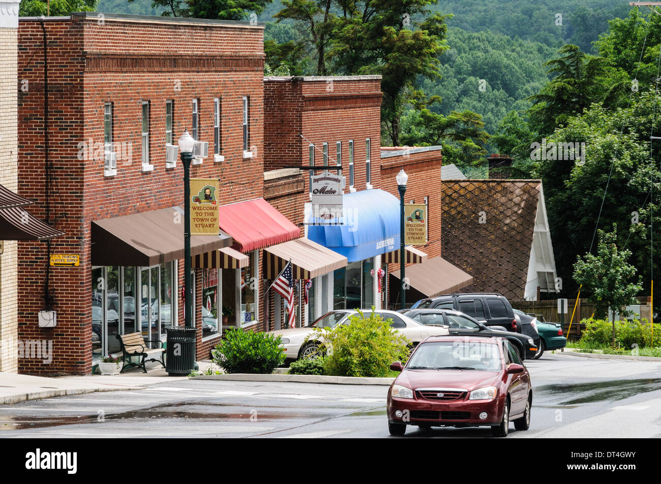 Main Street, Stuart, Virginia Stock Photo Alamy