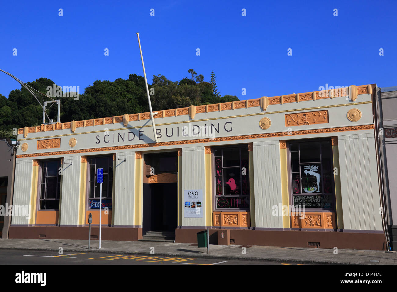 Art Deco Napier, Scinde Building, 71 Tennyson Street, Napier, Hawkes Bay, North Island, New Zealand Stock Photo