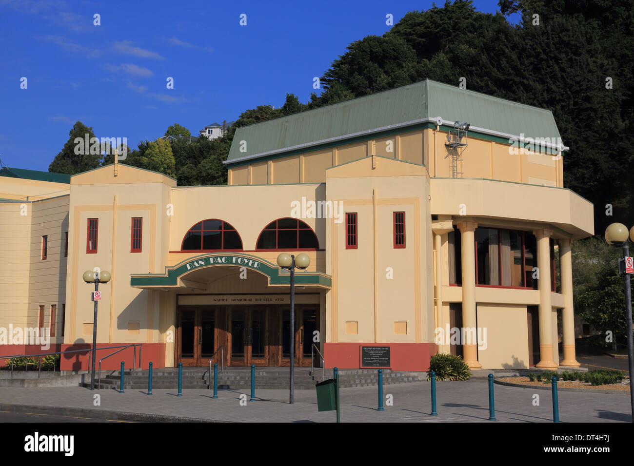 Art Deco Napier - Municipal Theater, 119 Tennyson Street, Napier, Hawkes Bay, North Island New Zealand Stock Photo