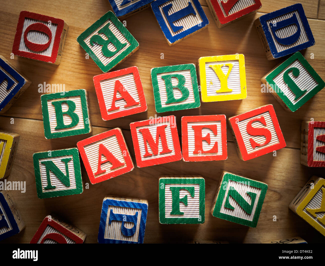 Baby names Stock Photo