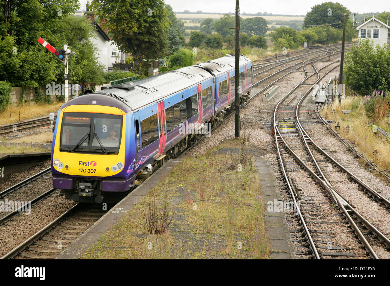 First Transpennine Trains Class 170 diesel multiple unit train ...