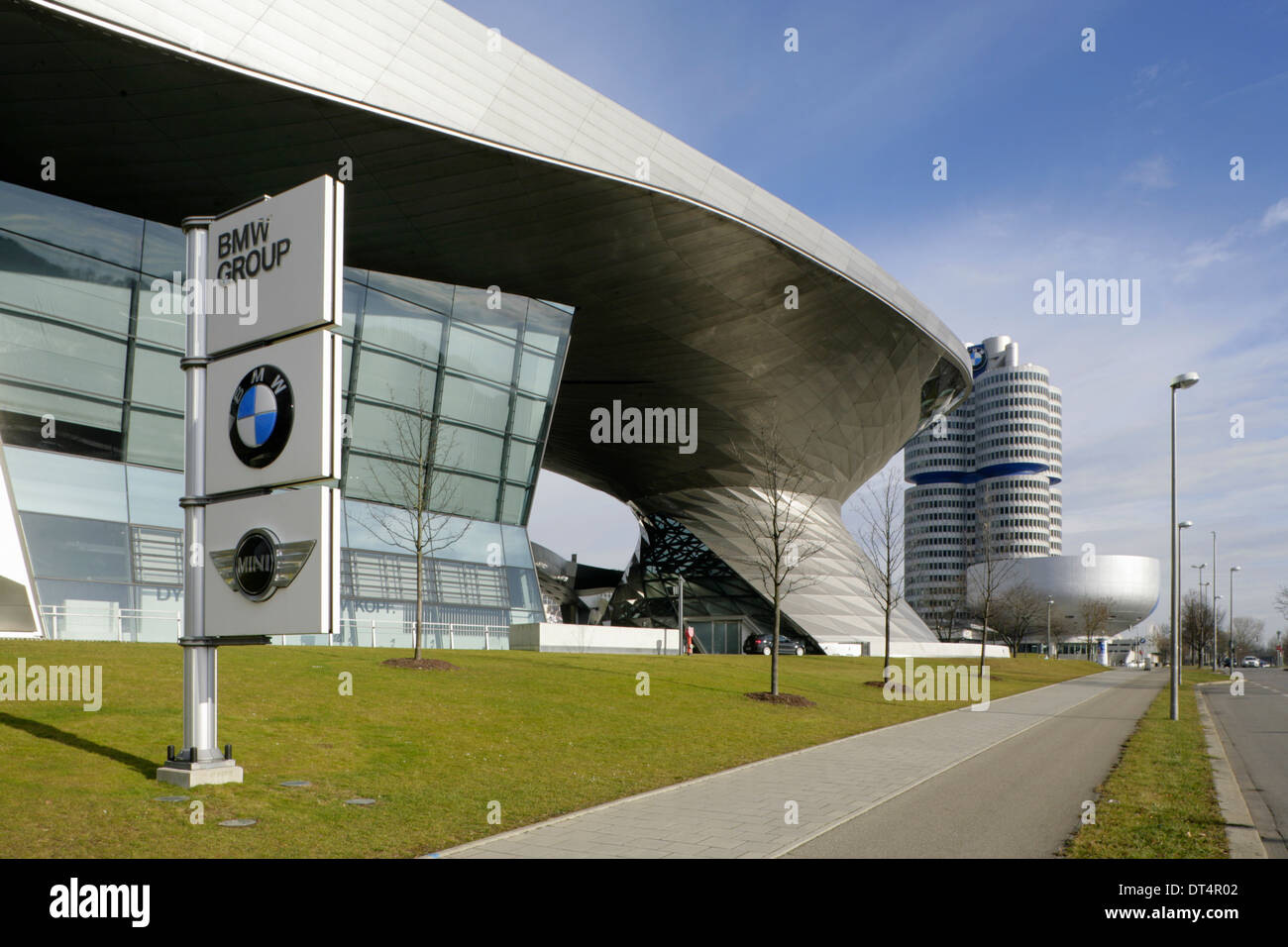 BMW-Welt (BMW World), the BMW Headquarters and Museum, Munich, Germany. Stock Photo