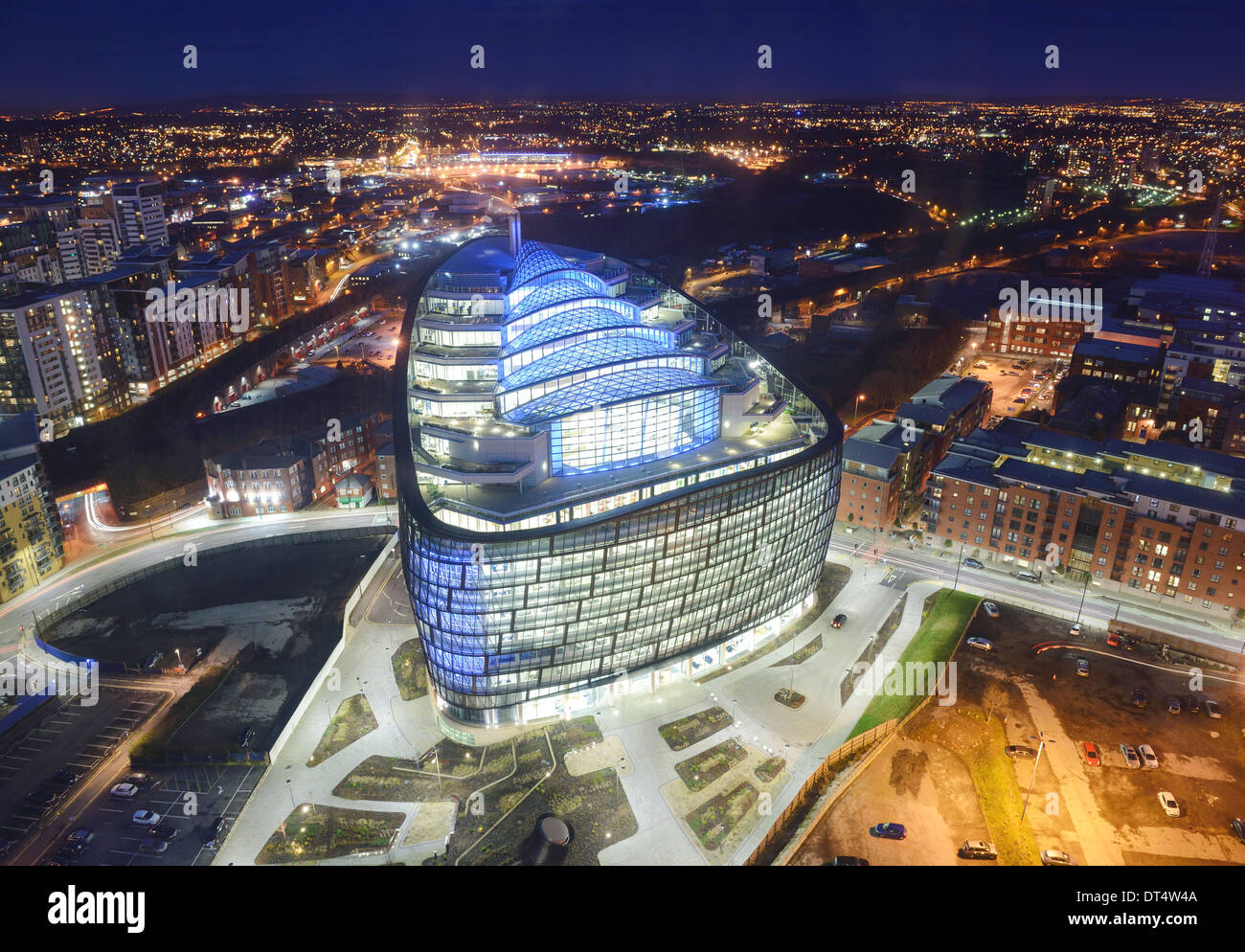 The new Co-Operative Bank headquarters in Manchester UK Stock Photo