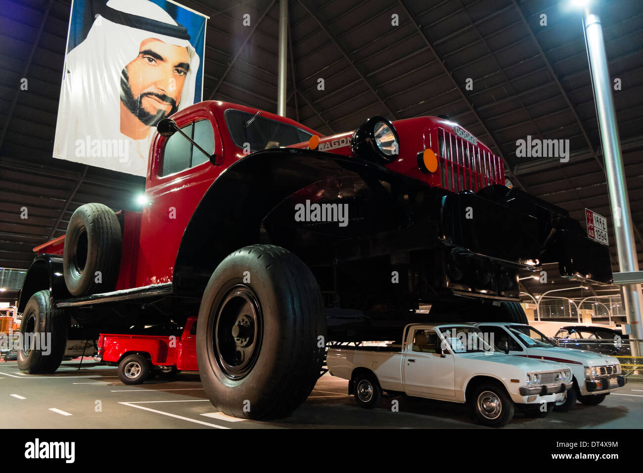 Very Large Dodge Truck At Emirates National Auto Museum Outside Abu