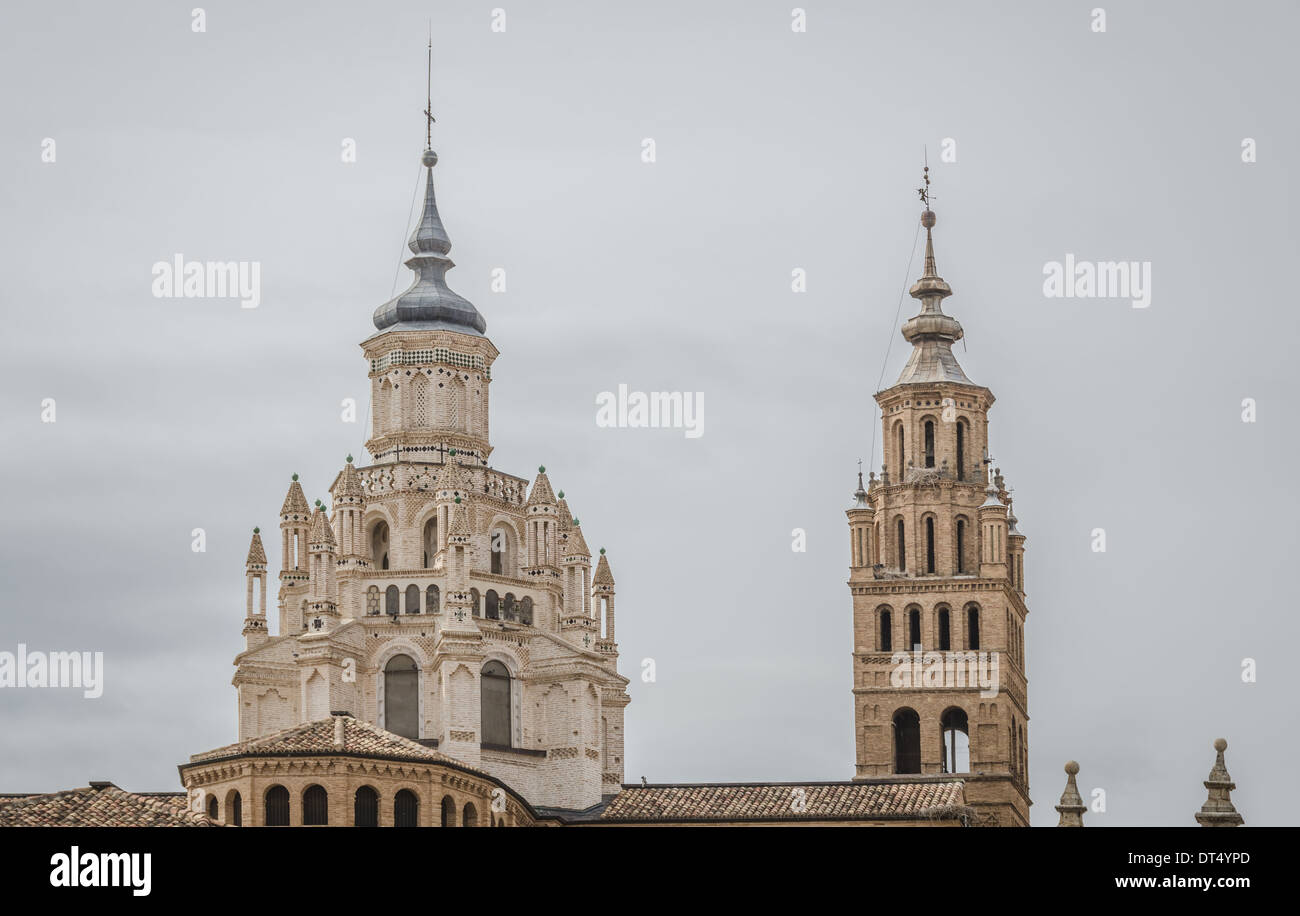 Cathedral of Tarazona in Zaragoza, Spain Stock Photo