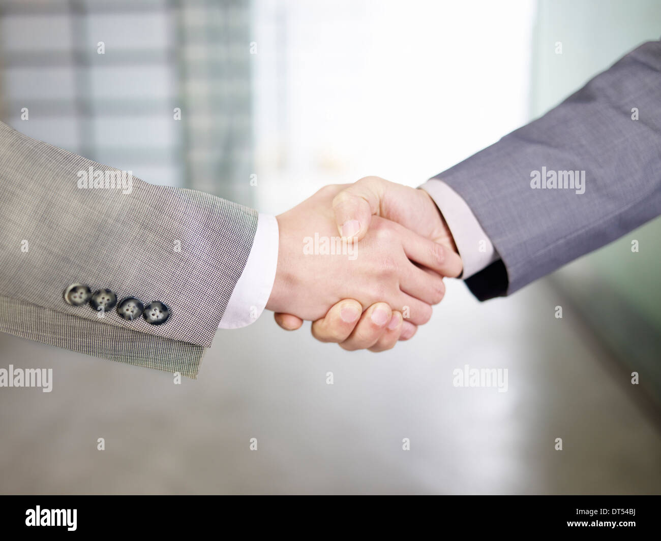 businesspeople shaking hands. Stock Photo